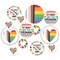 Big Dot of Happiness So Many Ways to Be Human - Pride Party Giant Circle Confetti - Party Decorations - Large Confetti 27 Count